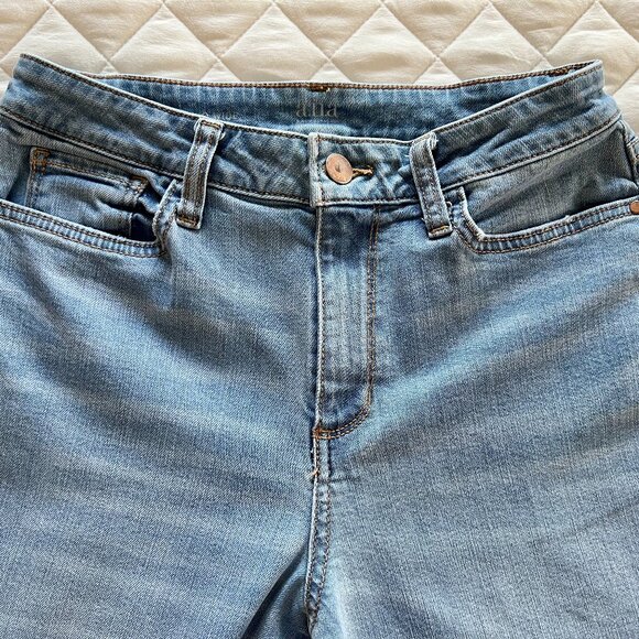 Comfortable a.n.a. Wide Leg Denim Capri - Picture 5 of 7